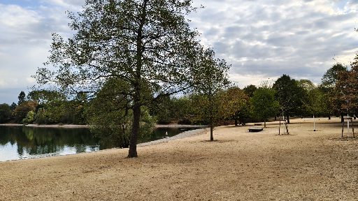 Strand und Liegewiese am Dietenbachsee