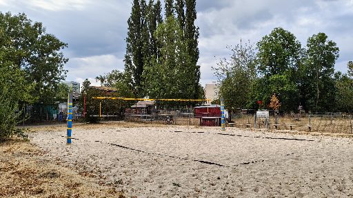 Beach-Volleyballfeld im Dietenbachpark